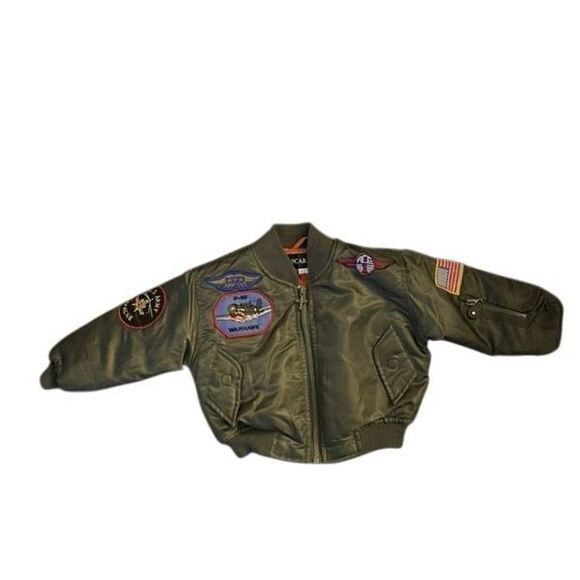 Oscar Kids Patchwork Bomber Jacket - Picture 4 of 7